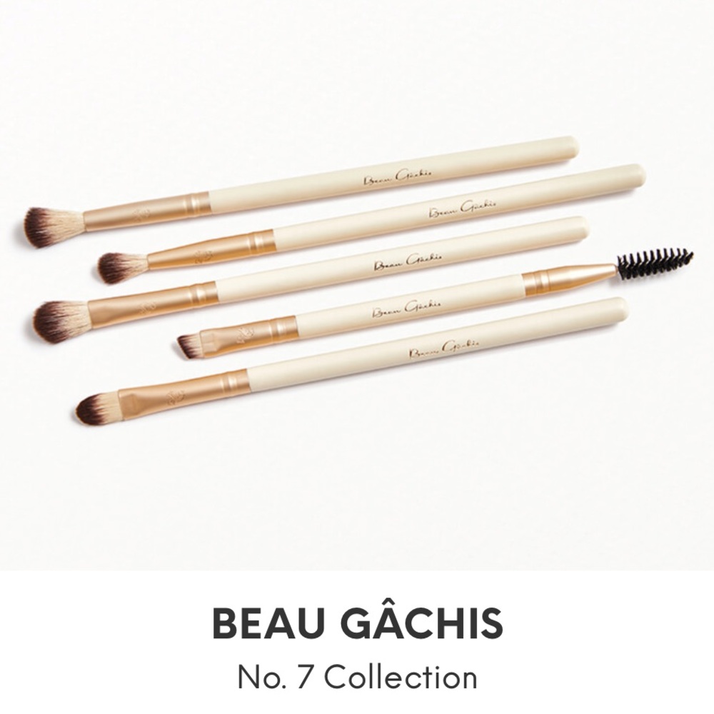 Beau Gachis No. 7 Collection Eye Shadow Brushes